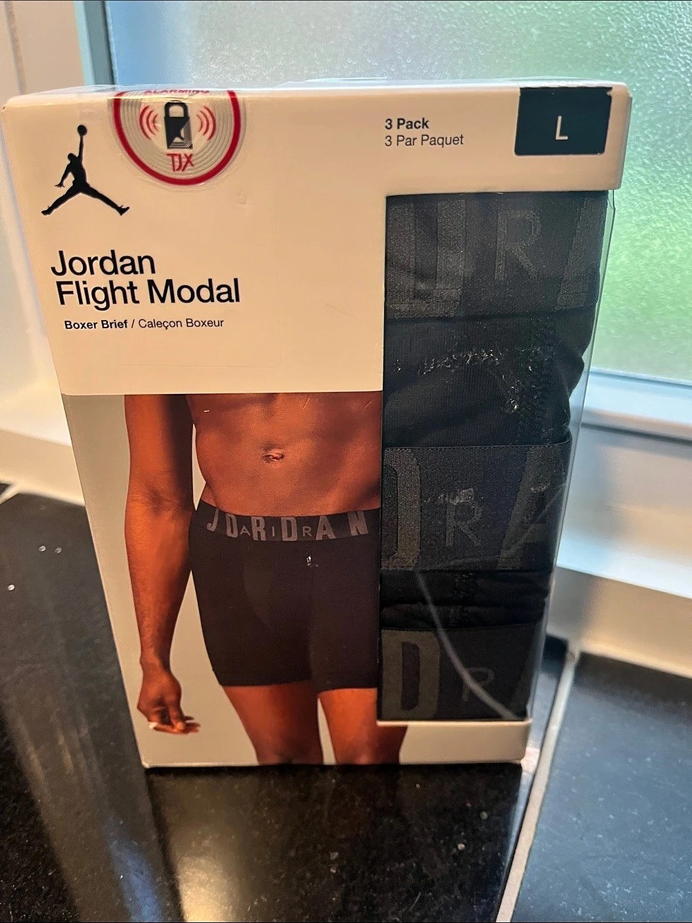 Jordan Flight Modal Boxer Briefs 3-Pack Black Large